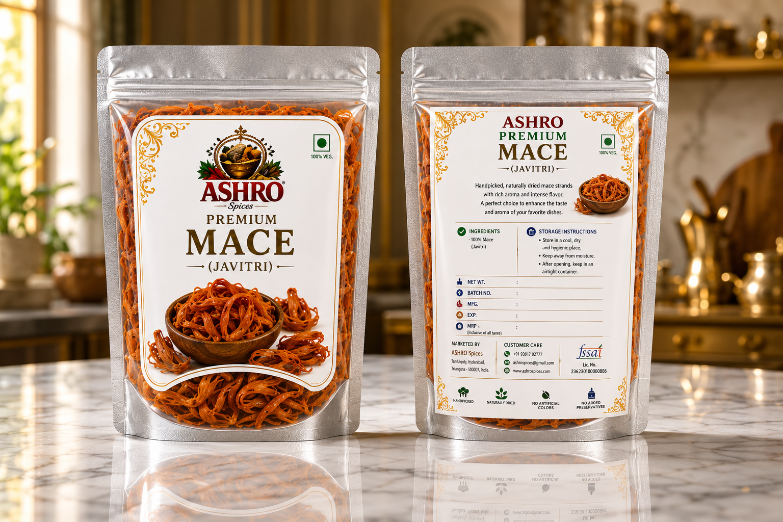 ASHRO Premium Whole Mace (Javitri)